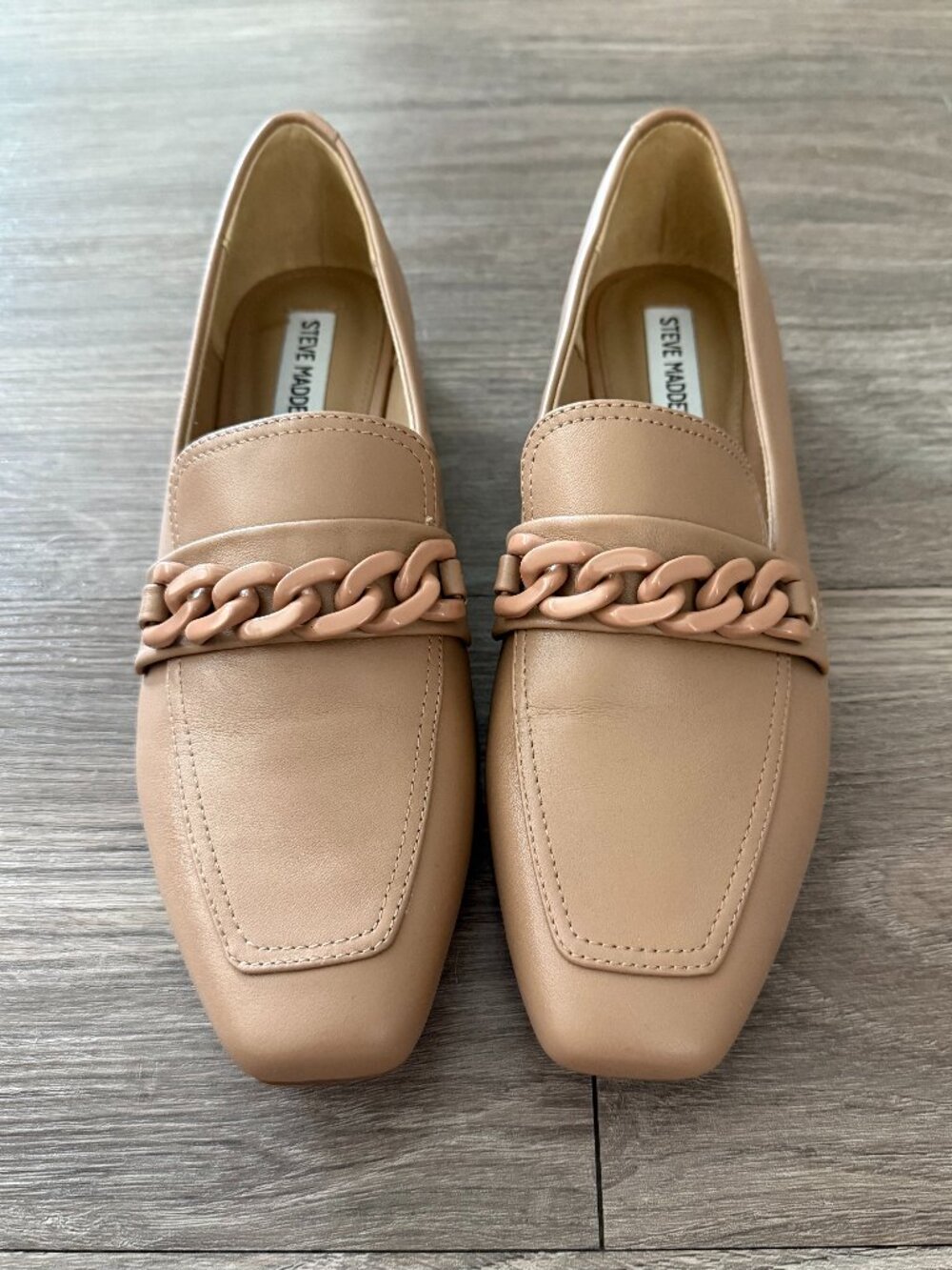 Steve Madden Tan Loafers New in Box Size 10